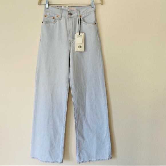 LEVI'S - RIBCAGE STRAIGHT Wide leg denim jeans - Picture 6 of 11